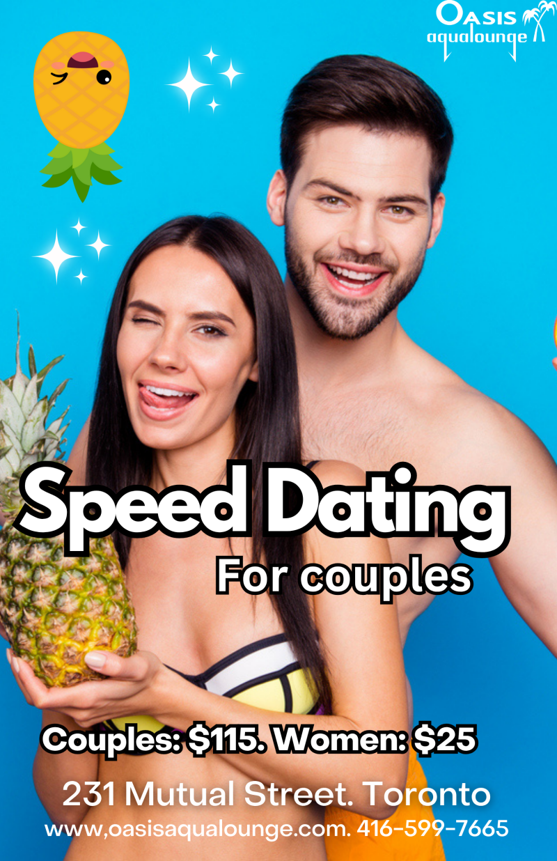 Speed Dating for Couples OASIS event flyer