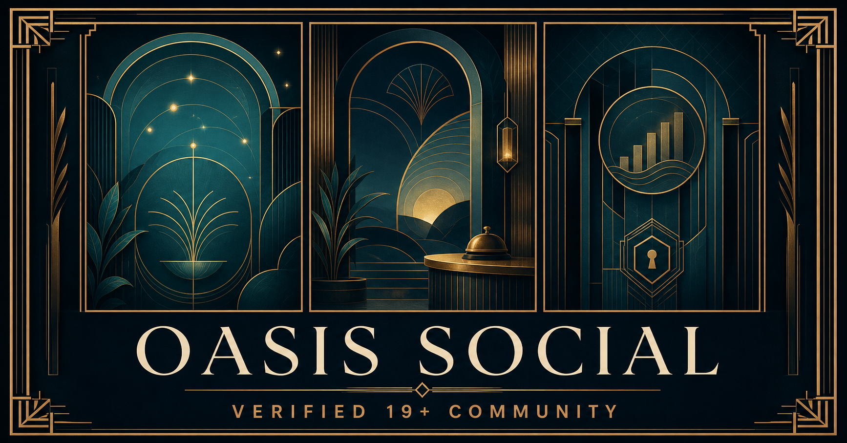 OASIS Social — Verified 19+ Community